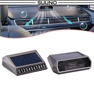 Car air purifier high-end solar parking luminous number plate ozone deodorization sterilization car 
