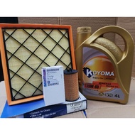 CHEVROLET CRUZE OIL FILTER + AIR FILTER + KOYOMA 15W40 MINERAL ENGINE OIL
