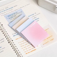 99KHOME Sticky Notes Aesthetic Memo Pad Notes Cute Pastel Box Paper Notebook Writing Paper K1323