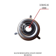 BOSH FAN MODIFIED BEARING HOLE 10MM FAN CLAMP/ BOSH BEARING LOCKING/