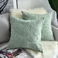 Cotton 50x50cm Cushion Cover Bohemia Lake Blue Cotton Embroidered Pillow Cover