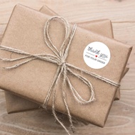 KEDAIBUTIK (SLT03) Thank You Food Label Stickers For Order