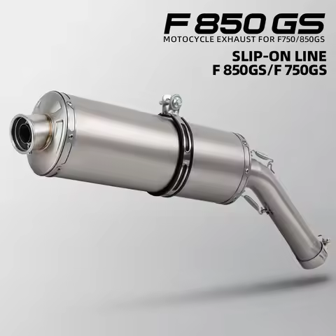 For BMW F750GS F850GS/ADV 2018-2023 F800GS F900GS/Adventure 2024-2026 Muffler Motorcycle Exhaust Sli