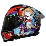 หมวกกันน็อค RD CZ-R BT ราคา จาก 1,790.- เหลือ 1,490.- HARLEY QUINN เทา / 9 L