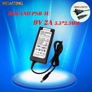 9V 2A Replacement AC DC Adapter Charger For Roland PSB-1U Drum Piano Keyboard GW7 GW8 GW-7 GW-8 Grea