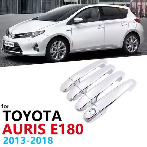 ABS Chrome Door Handle Cover Trim Set For Toyota Auris E180 Hatchback (AU) Scion iM 2013~2018 car Ac