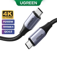 UGREEN USB C To USB C Cable 1M 240W PD Fast Charger Type C 4K 60Hz Video Monitor 10Gbps Data Lead Co