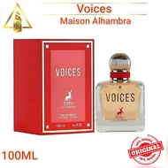 🔥SUPER SALE🔥 100% ORIGINAL VOICES BY MAISON ALHAMBRA EDP 100ML PERFUME SPRAY MADE IN UNITED ARAB EMI