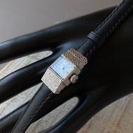 SEIKO方形銀色 錶耳特殊紋路 Artdeco錶盤 古董錶 手動上鏈機械錶