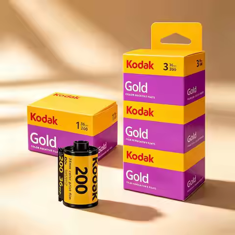 KODAK 36 Exposure Per Roll GOLD 200 35mm Film 1 2 5 6 10 Rolls For KODAK M35 / M38 Camera New Packag