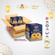 【Carton Deal】GPR Classic Butter Cookies (50g x 48 box) Premium Wedding Doorgift Gift Set Goodies Kah