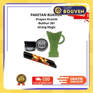 Prapen bukhur 361 areng magic package | 3in1 Bukhur Hajar Aswad Package + Bukhur Gaharu Prapen Ceram