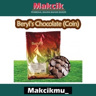 (🔥Hot Selling Items / Ready Stock) Beryls Chocolate Compound Coins 1kg / Dark / Milk / Premium / Hal