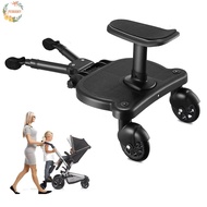 PEWANYMX Stroller Pedal Adapter, 2 in 1 Sit and Stand Universal Stroller Standing Board, Pram Pedal 