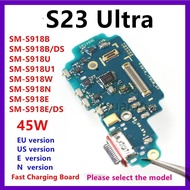 45W Charging Dock For Samsung Galaxy S23 Ultra S918B S918E/DS S918N S918U Charger Board USB Type-C P