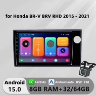 Honxun ESSGOO acodo ASTRAL Kenwood 8GB+64 android head unit for Honda BR-V BRV RHD 2015 - 2021 playe