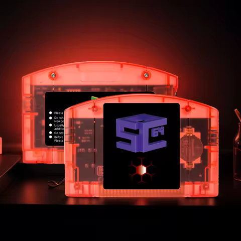 REMANK N64 SC64 Cart SC64Summer SC64 Open Source 5000+Retro Emulator Flash SC64 N64 Simulator for SN