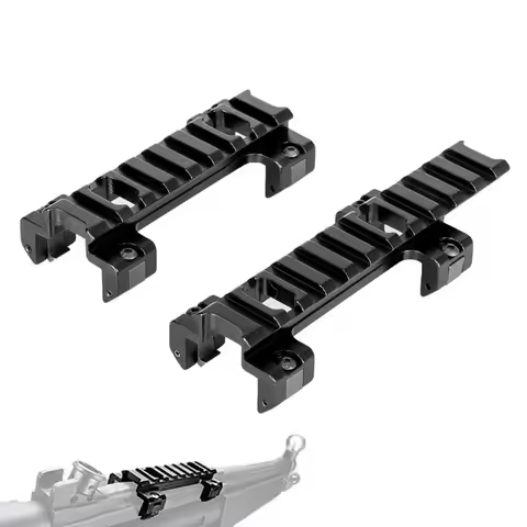 HQ MP5 mirror bridge 20mm height increasing guide rail bracket LDT MP5K soft elastic accessories