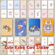 *🇸🇬SG INSTOCK* Ezlink Card Sticker ( Tom &amp; Jerry Hamster Elephant and Rabbit ) Cute Cartoon Card Protector 小仓鼠小象兔子可爱卡贴