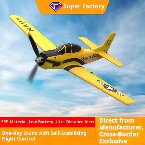 T-28 Trojan Rc Airplane 4ch 2.4g Fixed Wing Remote Control Plane Epp Foam Scale Military Model Elect