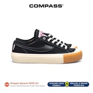 Sepatu Compass Gazelle Low Black Gum