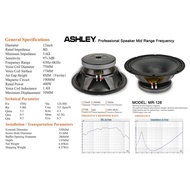Ashley MR128 MR 128 ORIGINAL component speaker