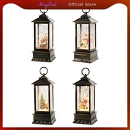MagiDeal Shiny Christmas Lantern Music Box Ornament Musical Box Xmas Scene Musical Toy