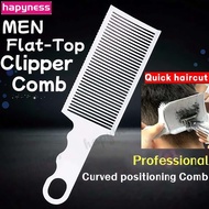 Barber Fade Comb, Professional Curved Positioning Comb, Hair Cutting Comb Flat Top Comb Clipper Comb
