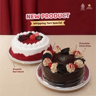 [Khusus Pre Order H-3 Kue Tart/Kue Ulang Tahun] Whipping Tart Dea Bakery Diameter 18 Cm