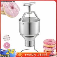 Manual Donut Depositor, 3L Donut Dispenser with Stand, Stainless Steel Donut Dropper Maker, for Home