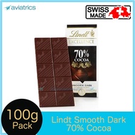 Lindt EXCELLENCE 70% Cocoa Chocolate Bar 100g (Swiss Made)