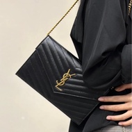 99新🆕😍Ysl黑金魚子醬小號Woc信封包