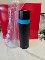 VIVO 黑色保溫杯 附藍色圈