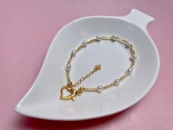 keshi珍珠手鏈 天然海水珍珠 極光 炫彩 磁吸