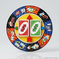 UNO Spin Card Game Set | 1pc Spin Wheel + 2 Cards | Family Party Board Game Interactive Toy Gift🎉