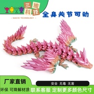 3d Printing Toy Crystal Flying Dragon Cross-Border Hot Sale 3d Ornaments Gem Dragon Creative 3d Drag