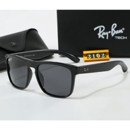 RayBan RayBan Sunscreen Anti-Ultraviolet Sheet Frame Square Sunglasses Men Women Same Style Couple S