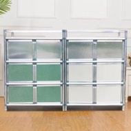 3 layers Aluminium alloy kitchen cabinet/aluminium almari Dapur Kabinet/铝合金橱柜