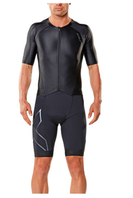 2XU Mens Compression Zip Sleeved Trisuit MT4442d-P ชุดไตรกีฬาใส่อออกกำลังกาย สำหรับผู้ชาย BY RUNLOOP