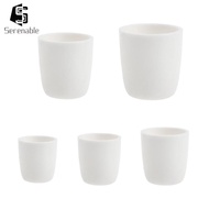 [Serenable] 99% Al2O3 Alumina Cylindrical Lab Crucible Melting Pot Container 200ml