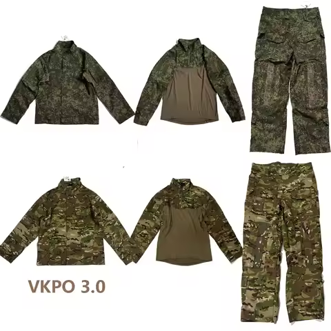 Outdoor Sports Tactics Hunting Training Set CP Camouflage EMR VKPO Suit Tactical Coat Top Tactical P