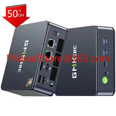 M5 Plus AMD R7 5825U Mini PC 8-core 16-thread 16/32GB DDR4 512GB/1TB SSD Mini Computer PC Win 11 Pro