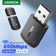 UGREEN AC650 USB WiFi Adapter 650Mbps Dual-Band 2.4/5Ghz Dongle