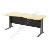"J" Leg Executive Table /Metal Leg Office Table /Meja Tulis Kaki Besi / Meja Pejabat