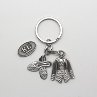 KL Pewter [800] Kasut Baba Nyonya & Baju Kebaya | Keychain