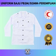 UNIFORM BAJU PBSM/BSMM SEKOLAH LENGAN PANJANG PEREMPUAN