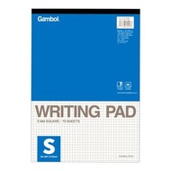KOKUYO Gambol Writing Pad A4 5mm square /70 sheets拍紙本簿 草稿本 5mm方格 藍白 A4/70页 WCN-A4-709