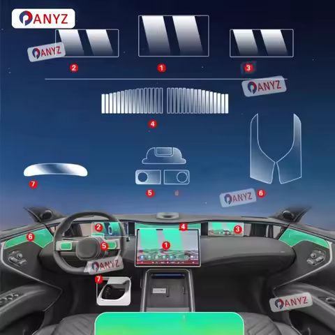 For Avatr Avita 11 12 2023 2024 Gearbox Panel Navigation Screen Automotive Interior TPU Protective F