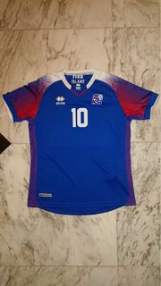 #10 Sigurdsson Iceland home jersey 2018-2020 冰島主場波衫/球衣 連10號施古臣印字