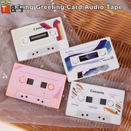 【T&S】 New Recording Voice Card Tape Greeting Card DIY Recording Card 60/300 Seconds Voice Chip For B